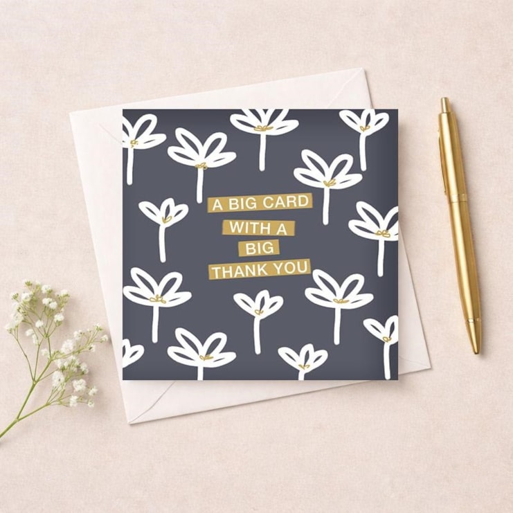 Thank You Card - Big Thank You