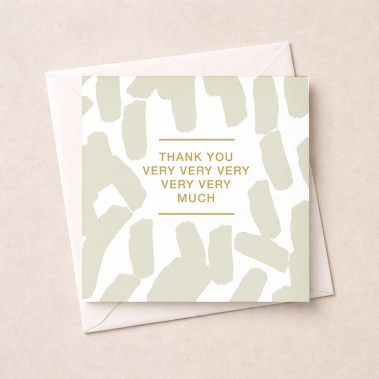 Thank You Card - Very Very Much