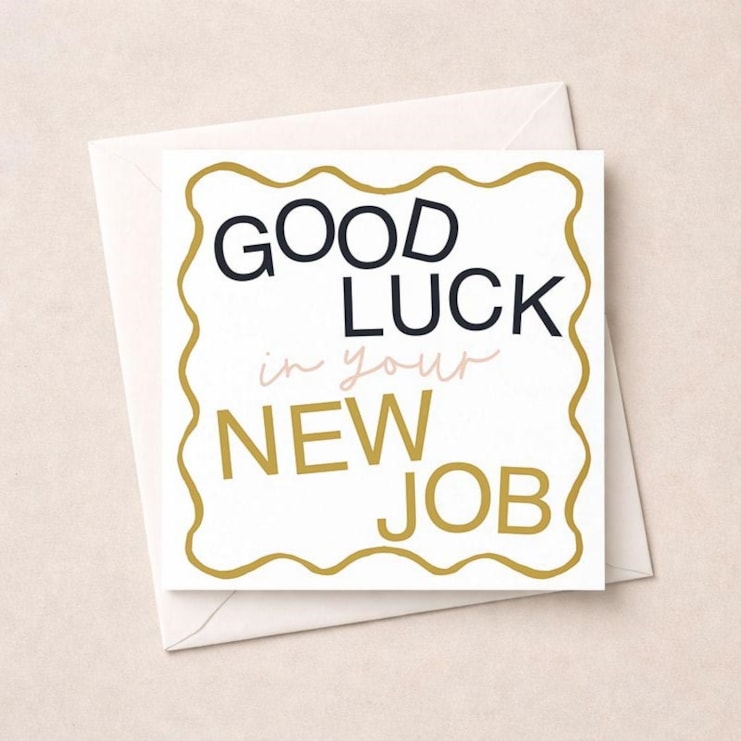 New Job Card - Good Luck