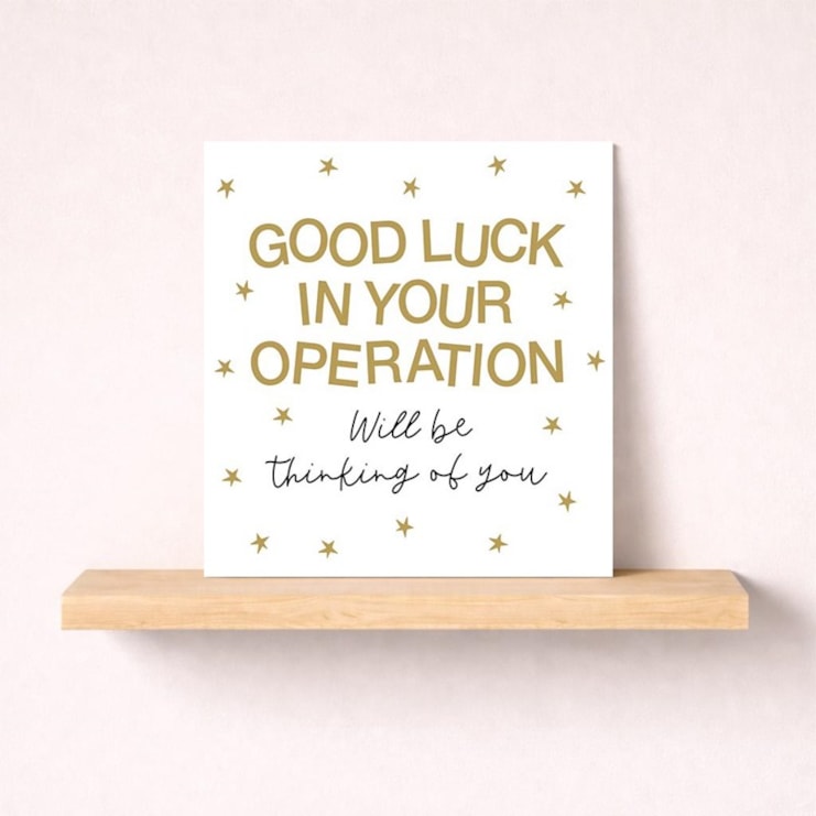 Get Well Soon Card - In Your Operation