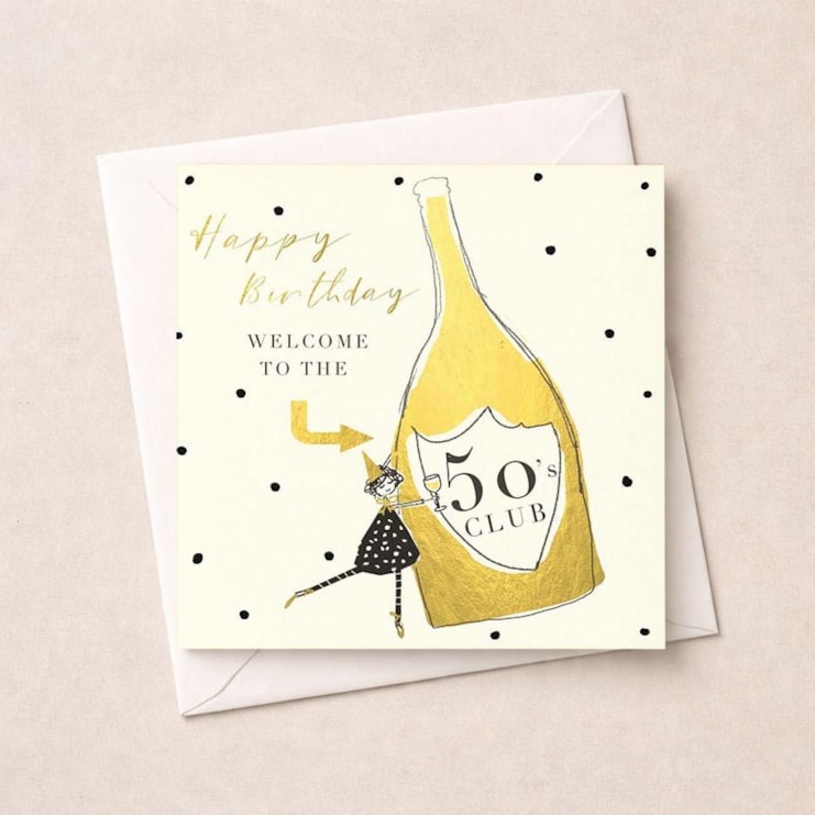 Age 50 Birthday Card - 50's Club