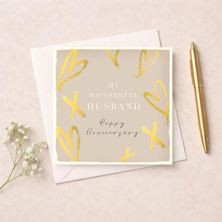 Husband Anniversary Card - My Wonderful Husband My Wonderful Husband Husband Anniversary Card - My Wonderful Husband My Wonderful Husband