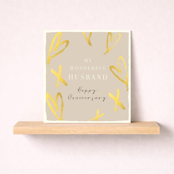 Husband Anniversary Card - My Wonderful Husband My Wonderful Husband Husband Anniversary Card - My Wonderful Husband My Wonderful Husband