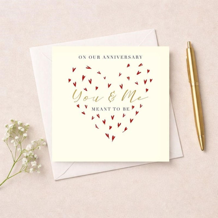 Our Anniversary Card - Meant To Be