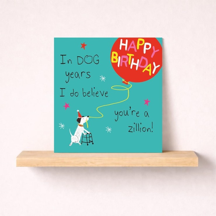 Birthday Card - Dog Years
