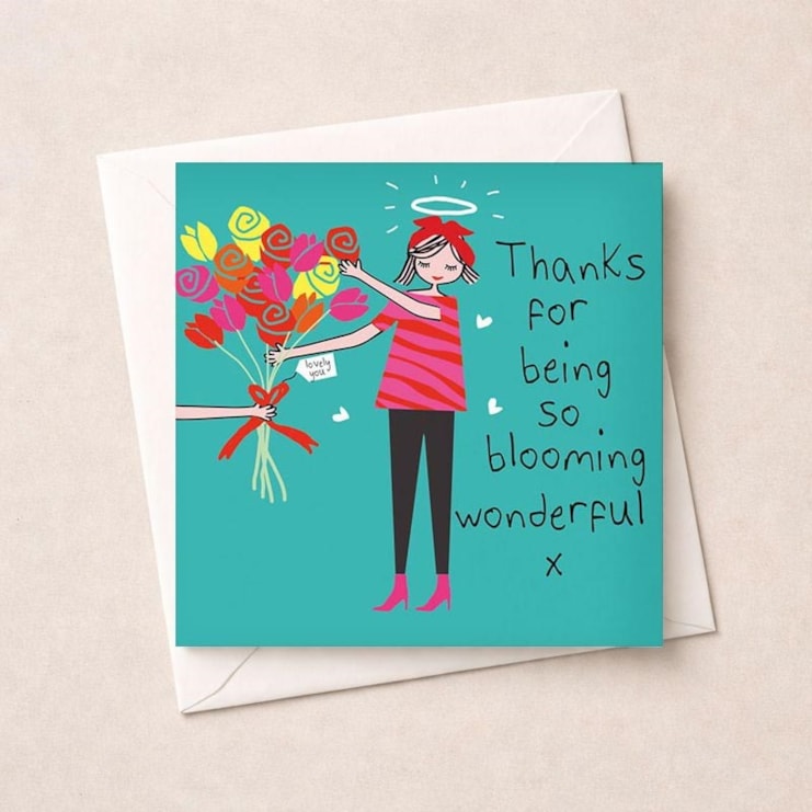 Thank You Card - Blooming Wonderful Thank You Card - Blooming Wonderful