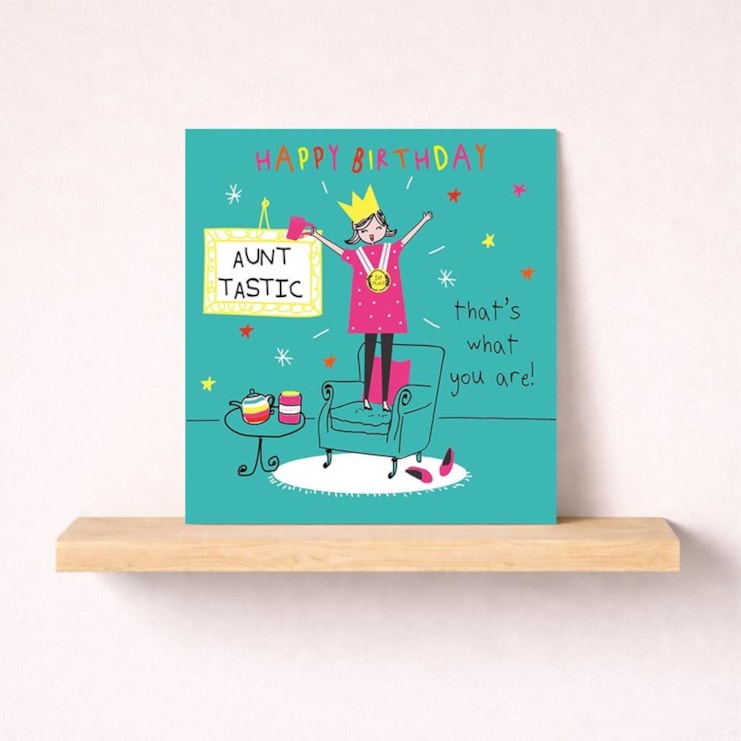 Auntie Birthday Card - Aunt-tastic