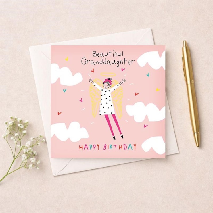 Granddaughter Birthday Card - Beautiful Granddaughter