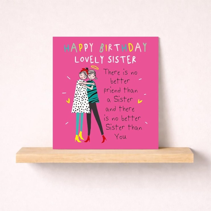 Sister Birthday Card - Best Sister Sister Birthday Card - Best Sister