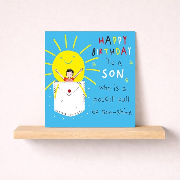 Son Birthday Card - Pocket Full Of Son-shine