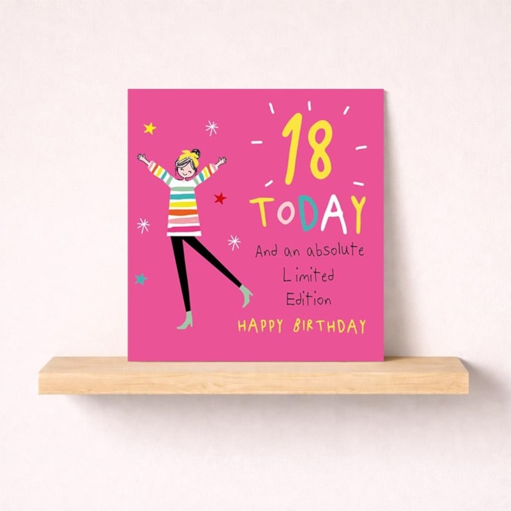 Age 18 Birthday Card - Limited Edition