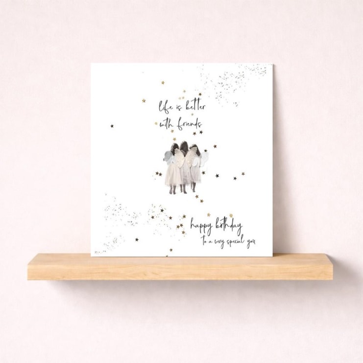 Friend Birthday Card - Better With Friends Friend Birthday Card - Better With Friends