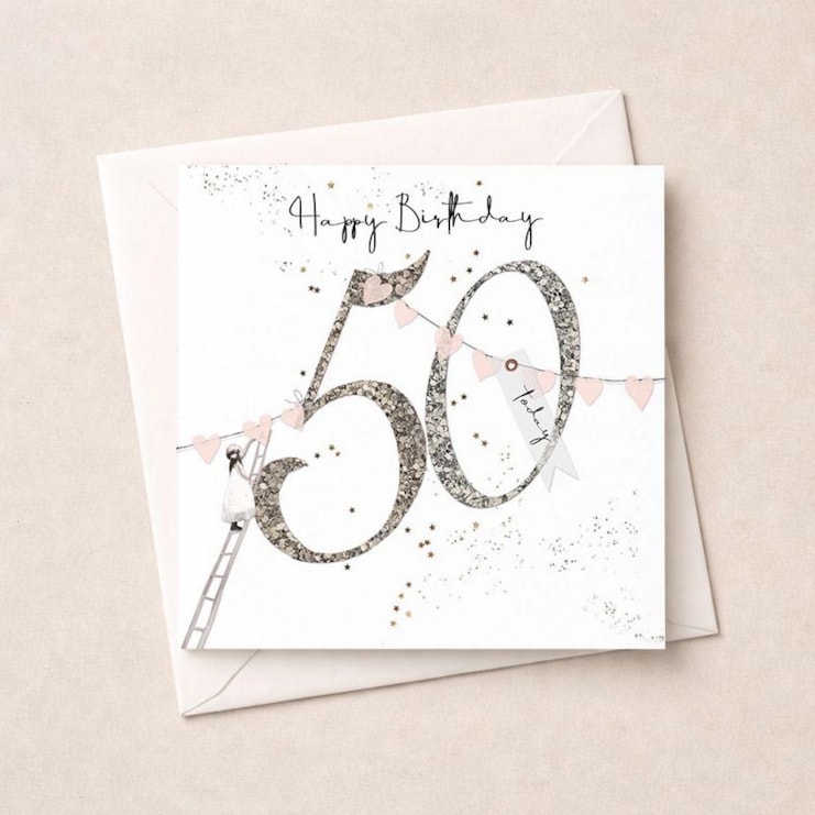 Age 50 Birthday Card - 50 Today