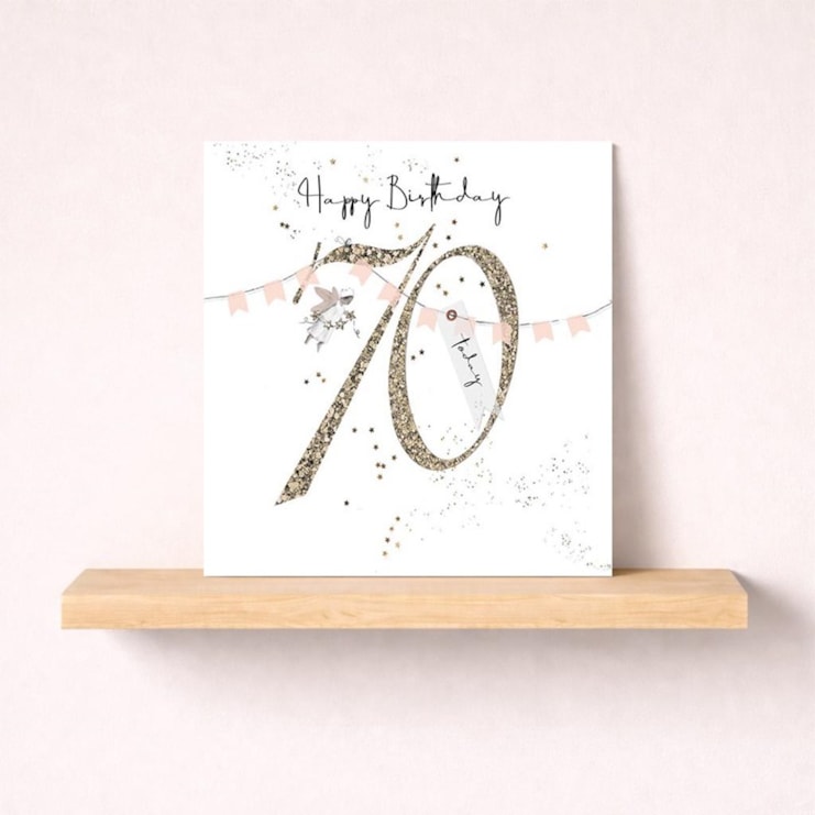 Age 70 Birthday Card - 70 Today Age 70 Birthday Card - 70 Today