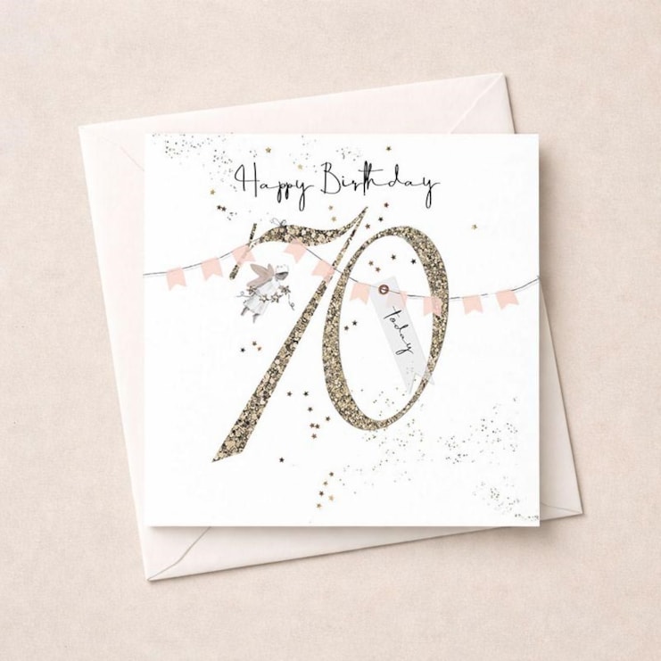 Age 70 Birthday Card - 70 Today Age 70 Birthday Card - 70 Today