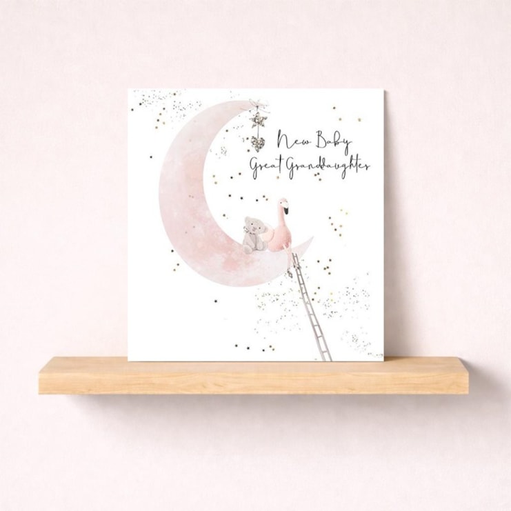 New Baby Card - Great Granddaughter