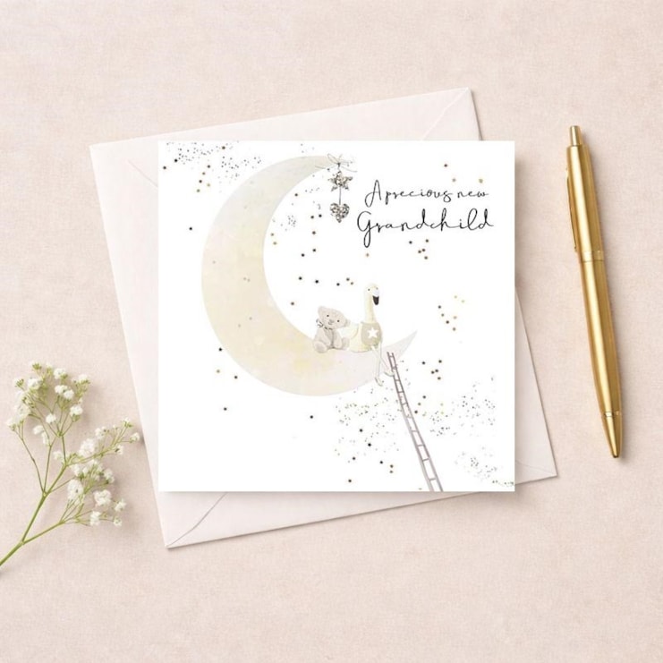 New Baby Card - Precious New Grandchild New Baby Card - Precious New Grandchild