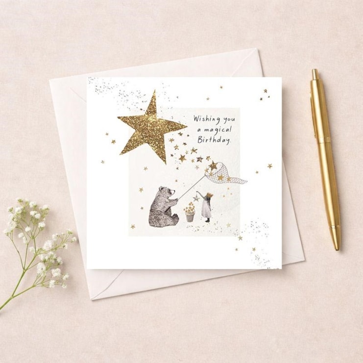 Birthday Card - Catching Stars
