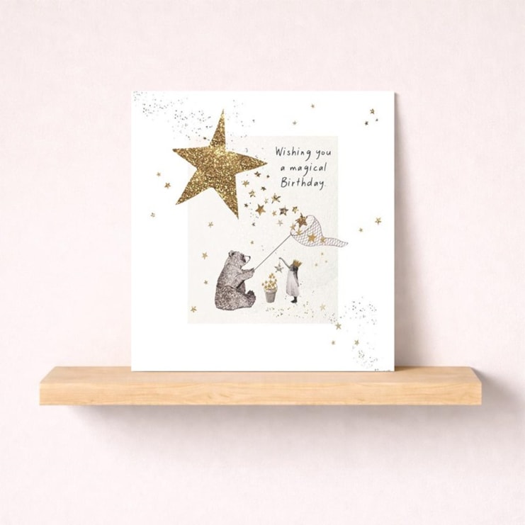 Birthday Card - Catching Stars Birthday Card - Catching Stars