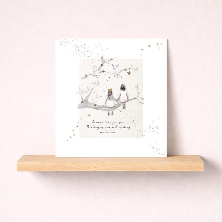 Thinking Of You Card - Girls On A Branch Thinking Of You Card - Girls On A Branch