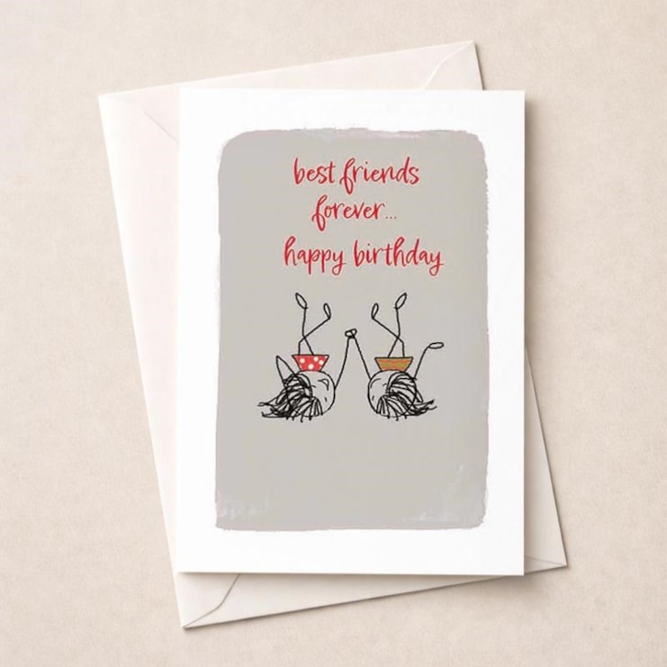 Friendship Card - Best Friends Forever Friendship Card - Best Friends Forever