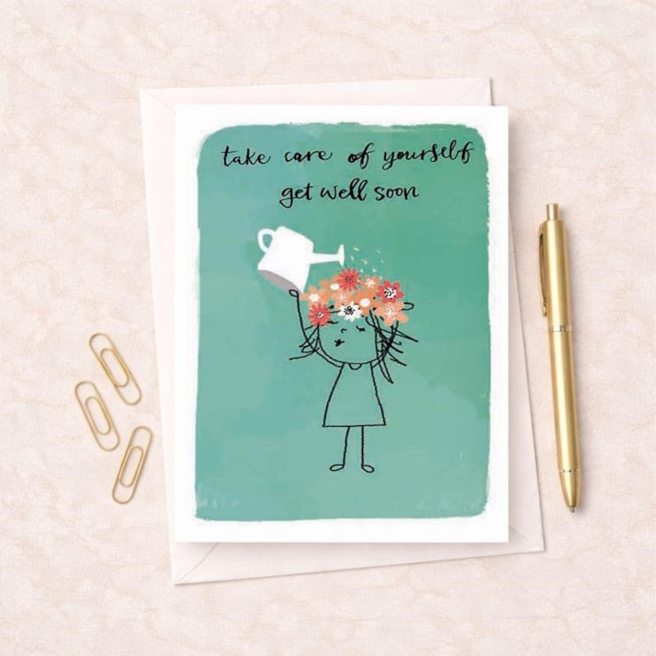 Get Well Soon Card - Take Care Of Yourself Get Well Soon Card - Take Care Of Yourself