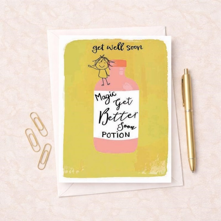 Get Well Soon Card - Magic Get Better Soon Potion