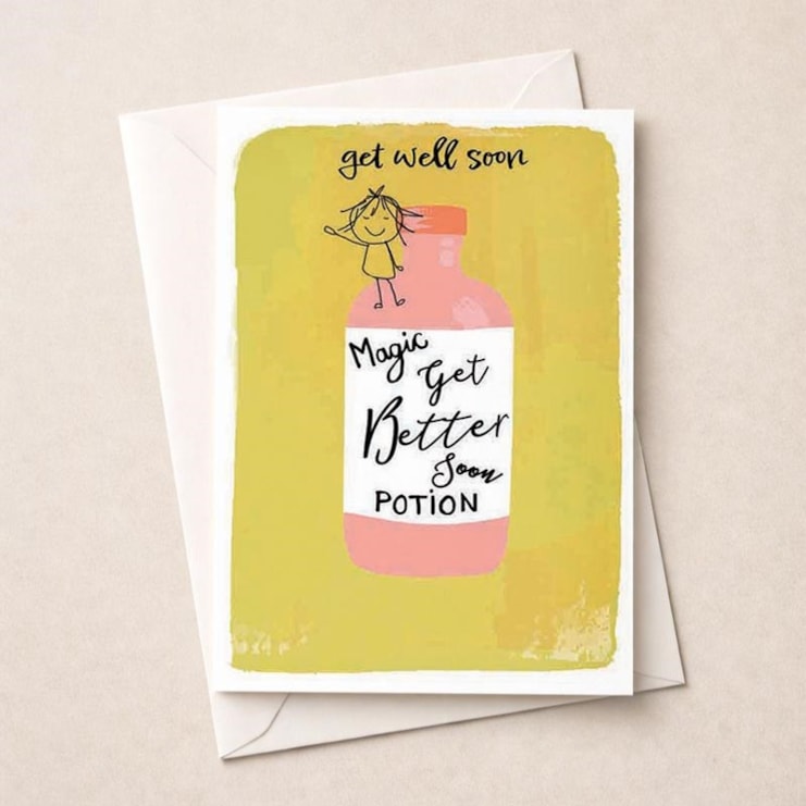 Get Well Soon Card - Magic Get Better Soon Potion