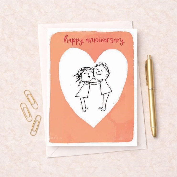 Anniversary Card - Anniversary Happy Couple Anniversary Card - Anniversary Happy Couple