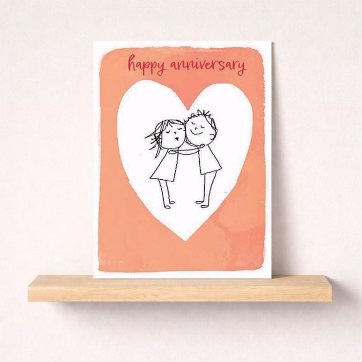 Anniversary Card - Anniversary Happy Couple