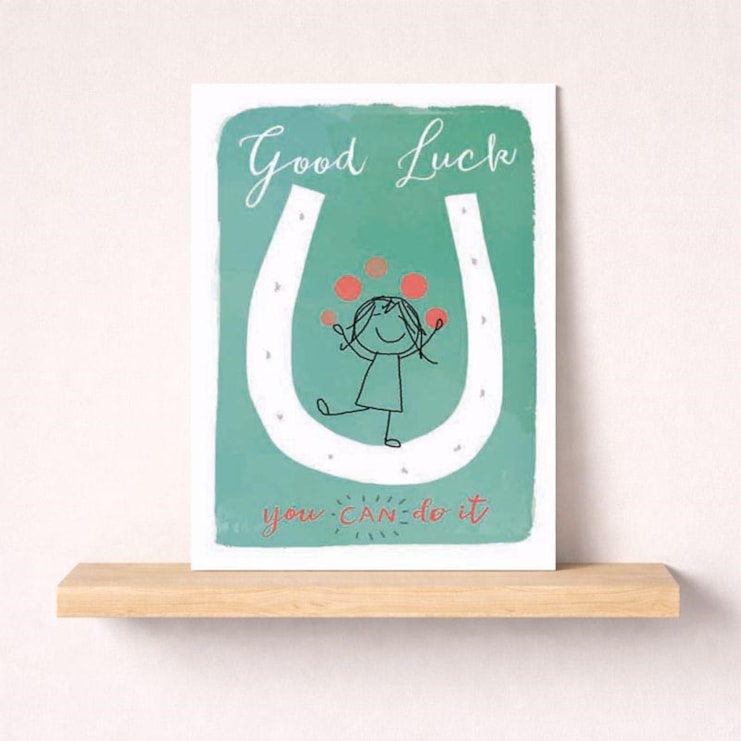 Good Luck Card - You Can Do It Horse Shoe Good Luck Card - You Can Do It Horse Shoe