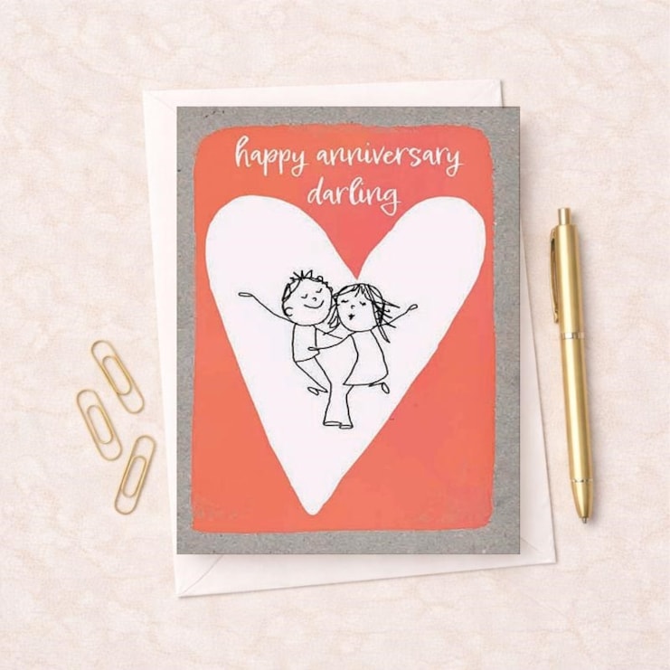 Anniversary Card - Happy Anniversary Darling