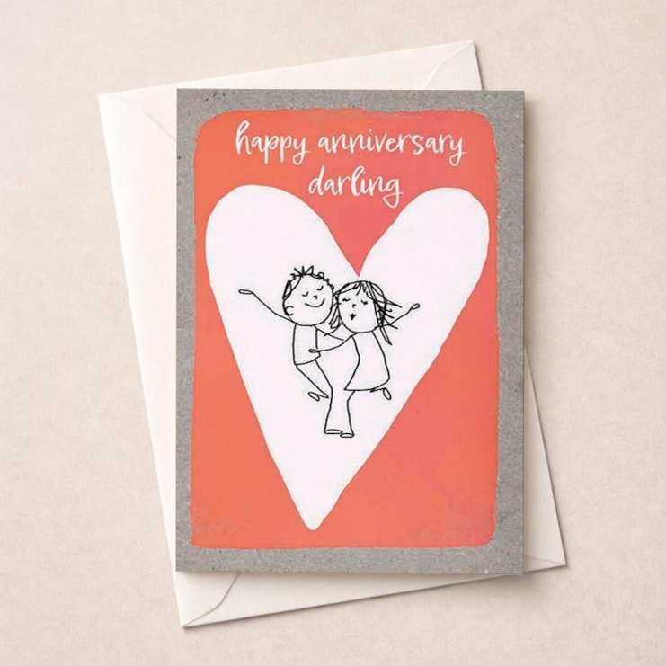 Anniversary Card - Happy Anniversary Darling