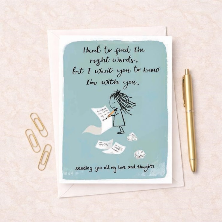 Sympathy Card - I'm With You Sympathy Card - I'm With You