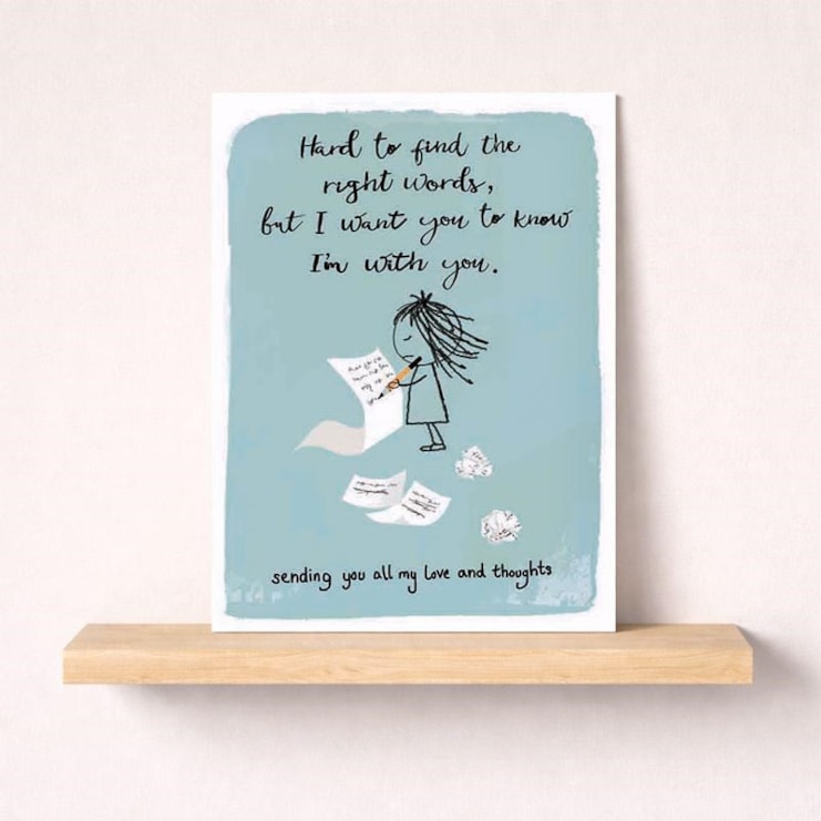 Sympathy Card - I'm With You Sympathy Card - I'm With You