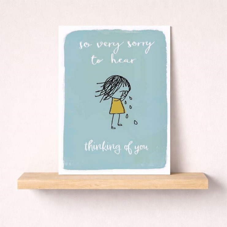Thinking Of You Card - So Very Sorry To Hear Thinking Of You Card - So Very Sorry To Hear