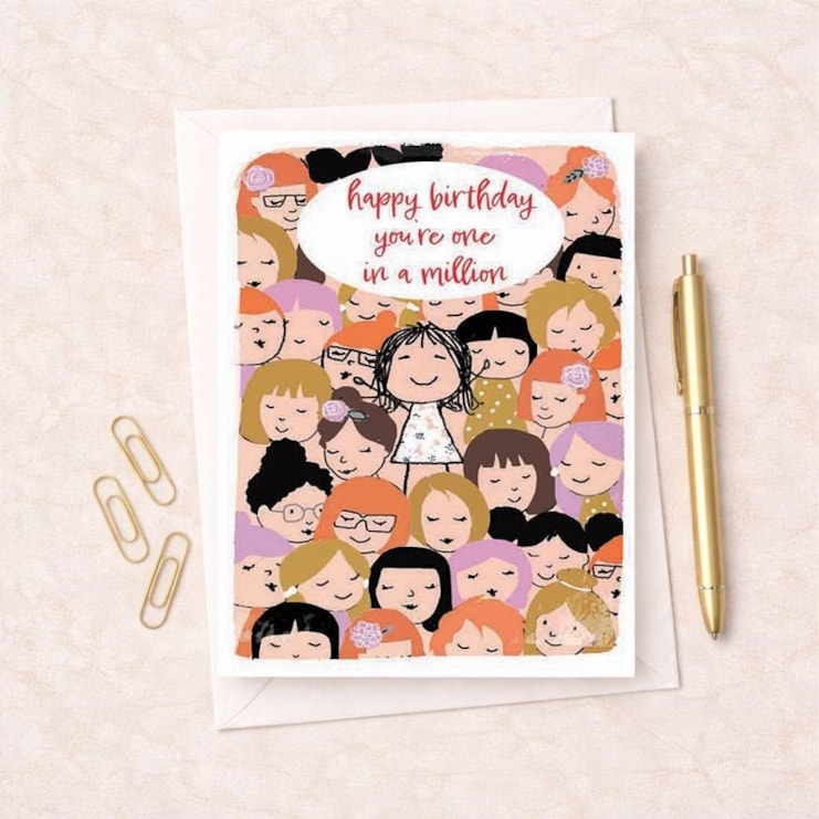Birthday Card - One In A Million