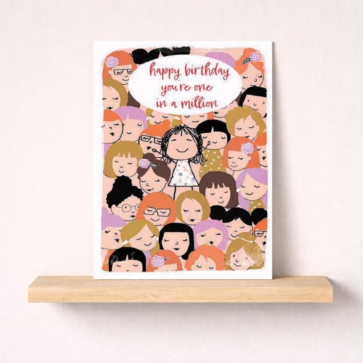Birthday Card - One In A Million Birthday Card - One In A Million