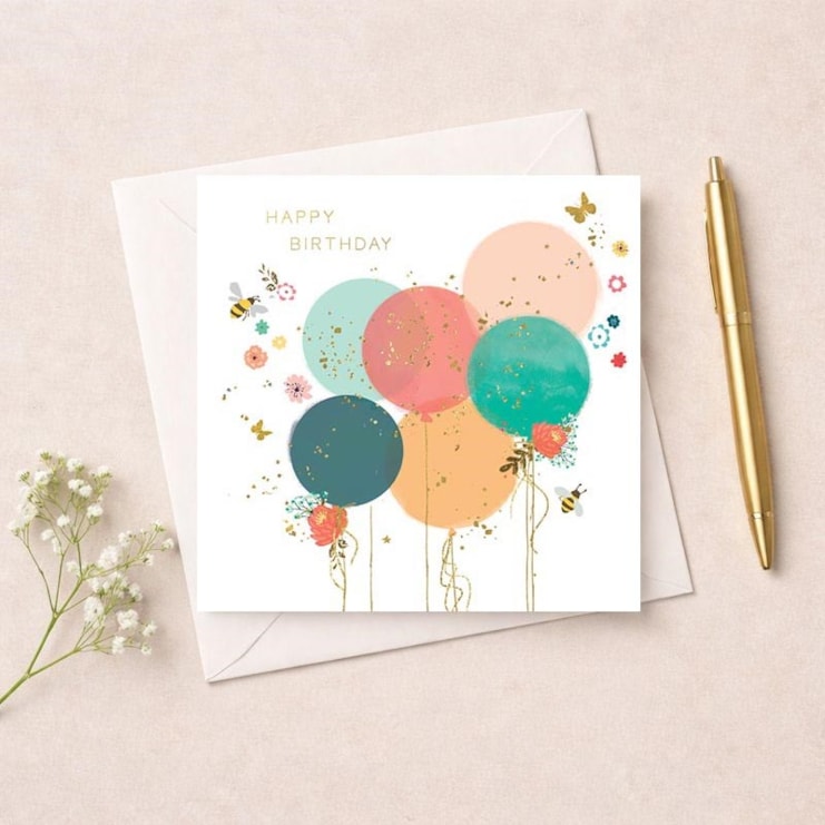 Birthday Card - Bunch Of Balloons Birthday Card - Bunch Of Balloons