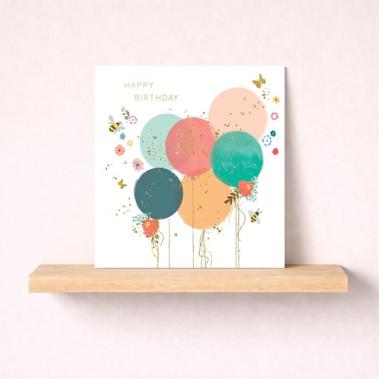 Birthday Card - Bunch Of Balloons