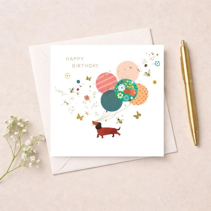 Birthday Card - Dachshund