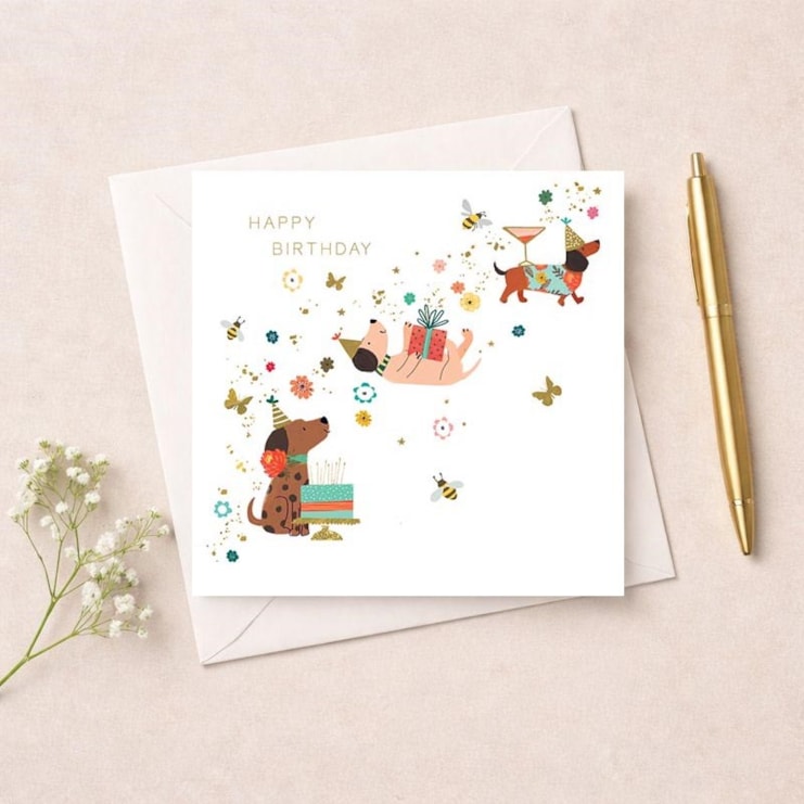 Birthday Card - Sweet Dogs Birthday Card - Sweet Dogs