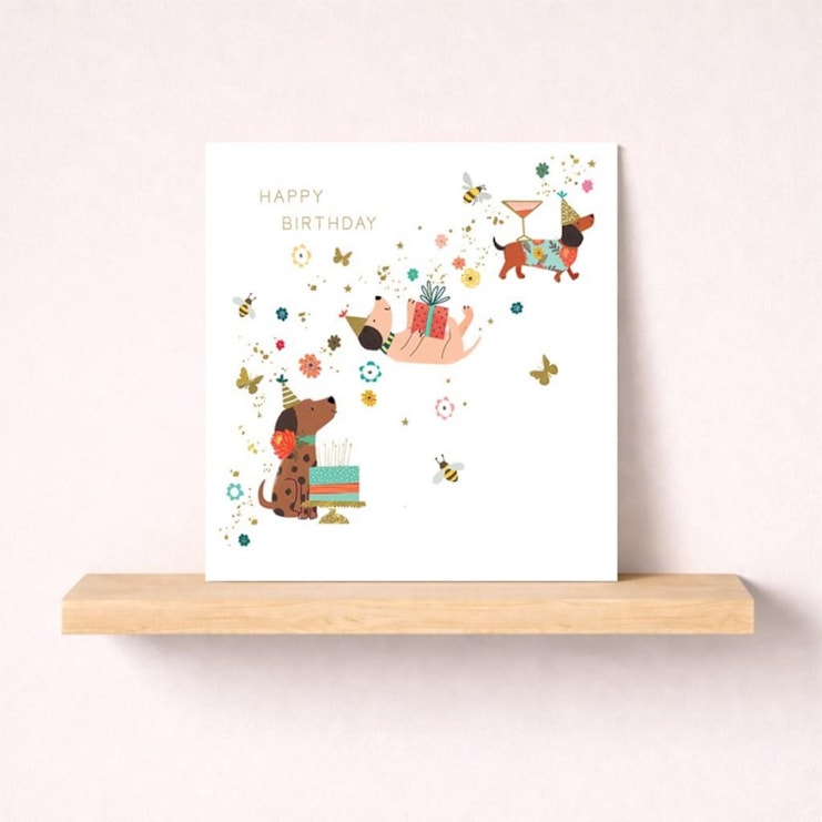 Birthday Card - Sweet Dogs Birthday Card - Sweet Dogs