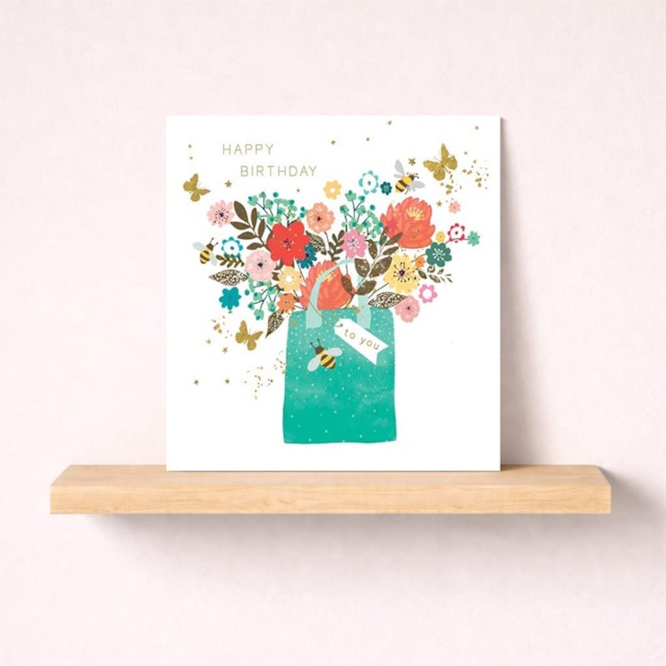 Birthday Card - Big Bouquet