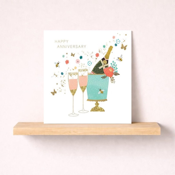 Anniversary Card - Champagne Anniversary Card - Champagne