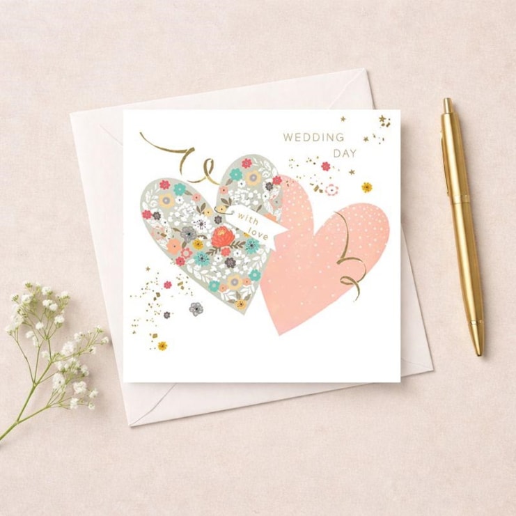 Wedding Card - Hearts