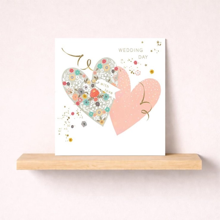 Wedding Card - Hearts Wedding Card - Hearts