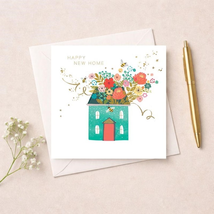 New Home Card - Flower Home