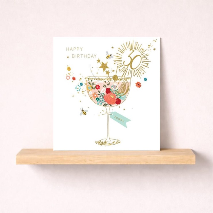 Age 30 Birthday Card - Cocktail Age 30 Birthday Card - Cocktail