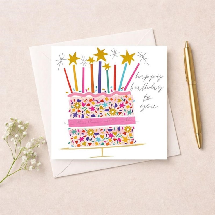 Birthday Card - Birthday Cake